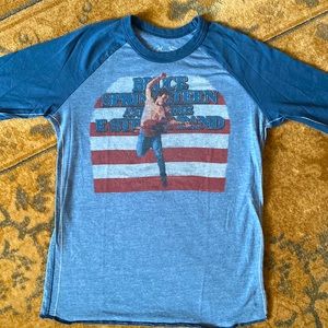 Boys Trunk LTD brand three-quarter length T-shirt. Size 7. Bruce Springsteen
